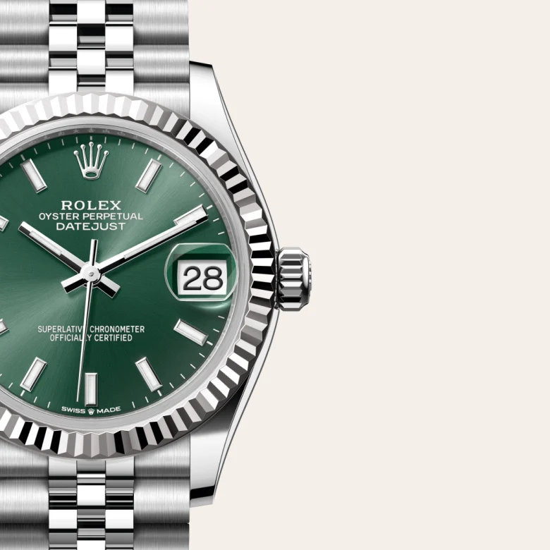 Rolex Datejust 31 White Gold Rolesor Oystersteel, M278274-0018